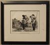 HONORÉ DAUMIER Group of 5 lithographs.